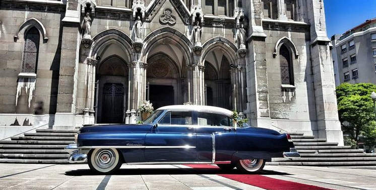 Alquiler coche clásico bodas: Cadillac Fleetwood 1953